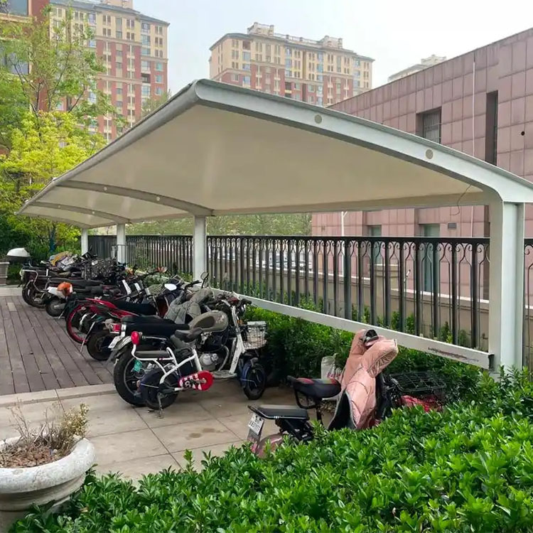 瑞丽市膜结构电动车棚